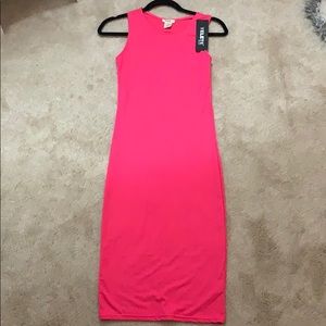 Bright Pink Stretch Dress